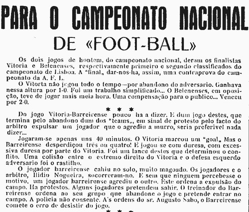 meia final-fcb-vitoria-campeonato de portugal 1926 meia final-fcb-vitoria-campeonato de portugal 1926