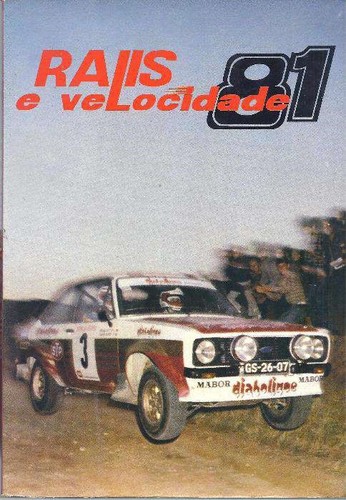 Livro Ralis e Velocidade 1981