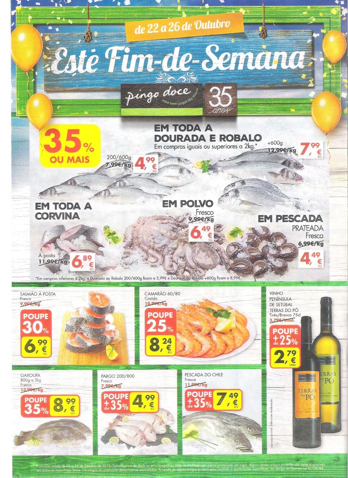Novo folheto Pingo Doce Este Fim de Semana
