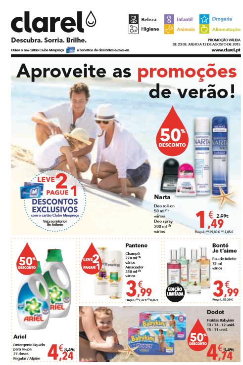 Antevisão folheto Clarel  