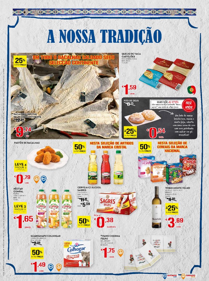 Novo folheto Continente OnLine 16a22ago