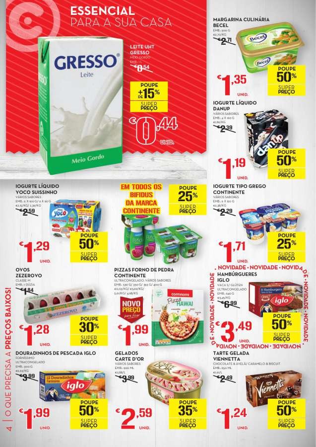 Antevisão folheto Continente especial O Que Precisa A Preços Baixos