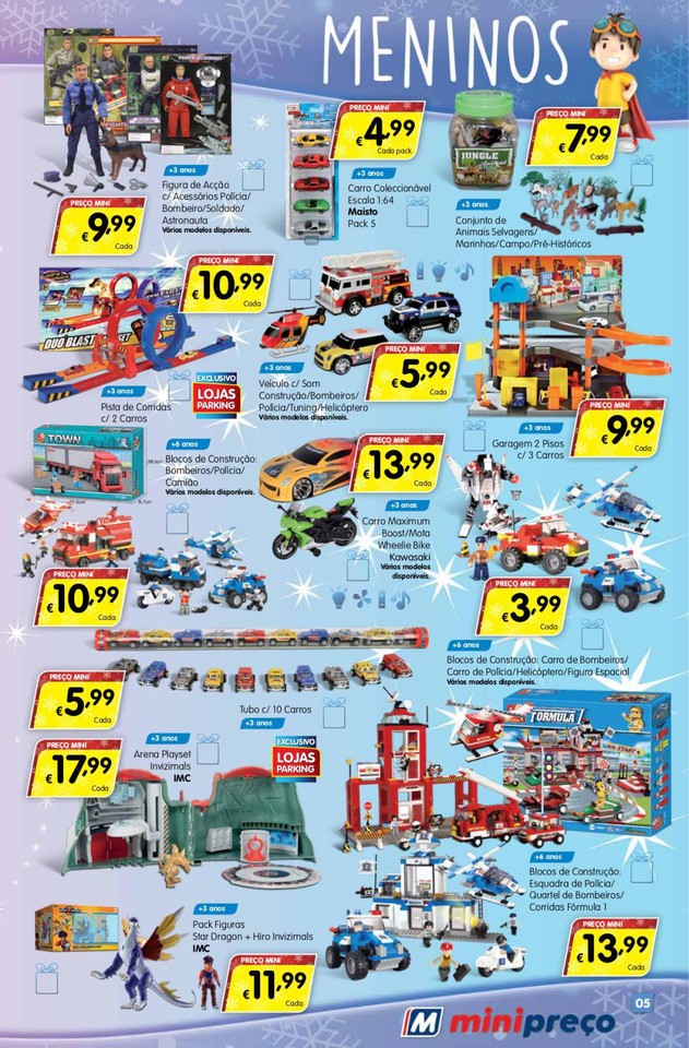 Antevisão folheto Minipreço especial brinquedos