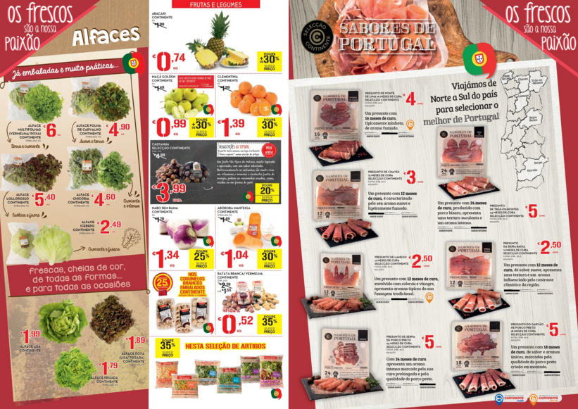 Antevisão folheto Continente especial fim semana