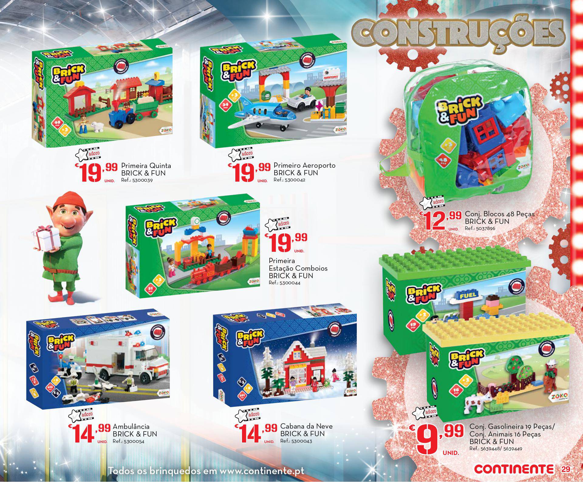 Novo folheto Continente especial brinquedos 