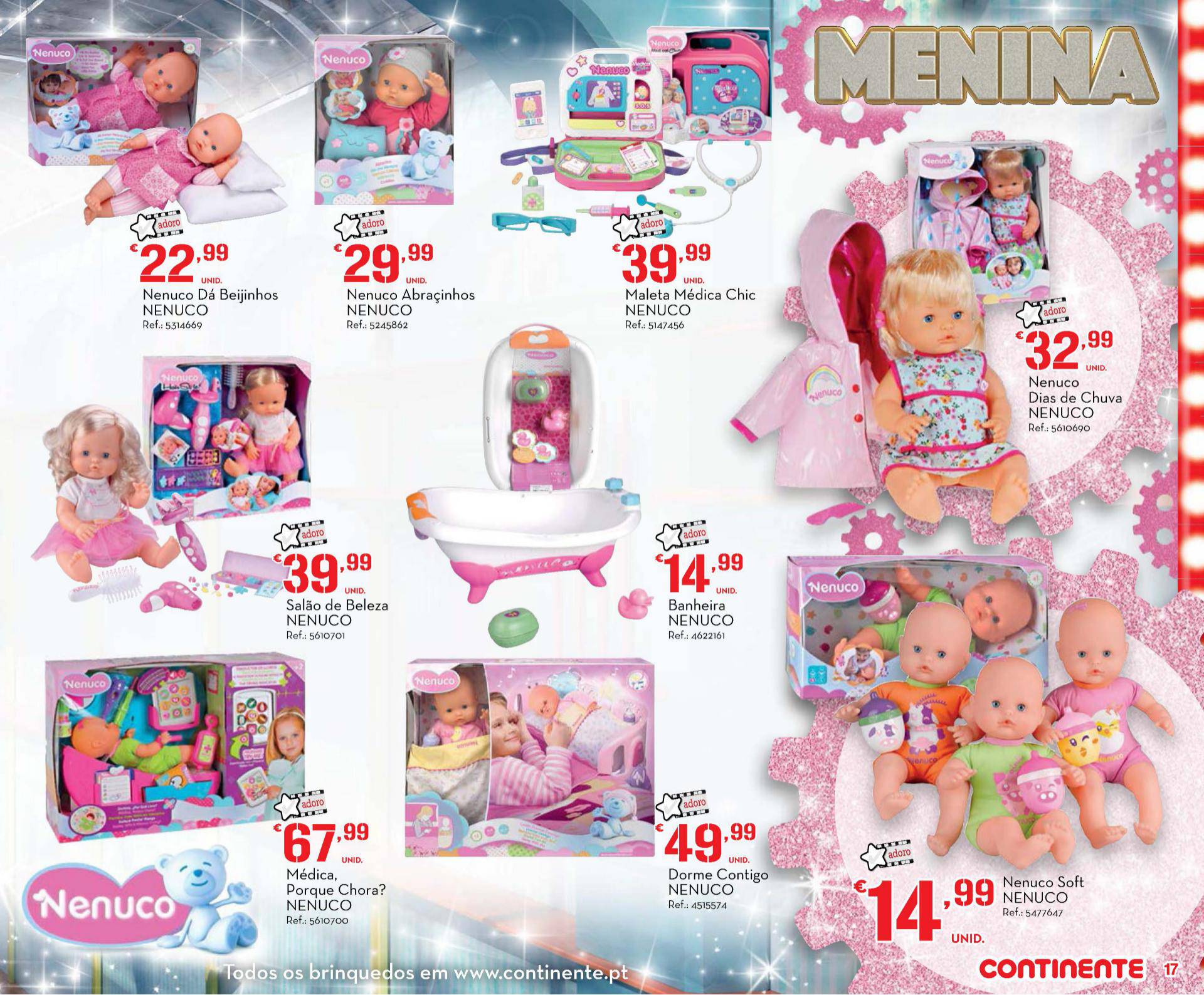 Novo folheto Continente especial brinquedos 