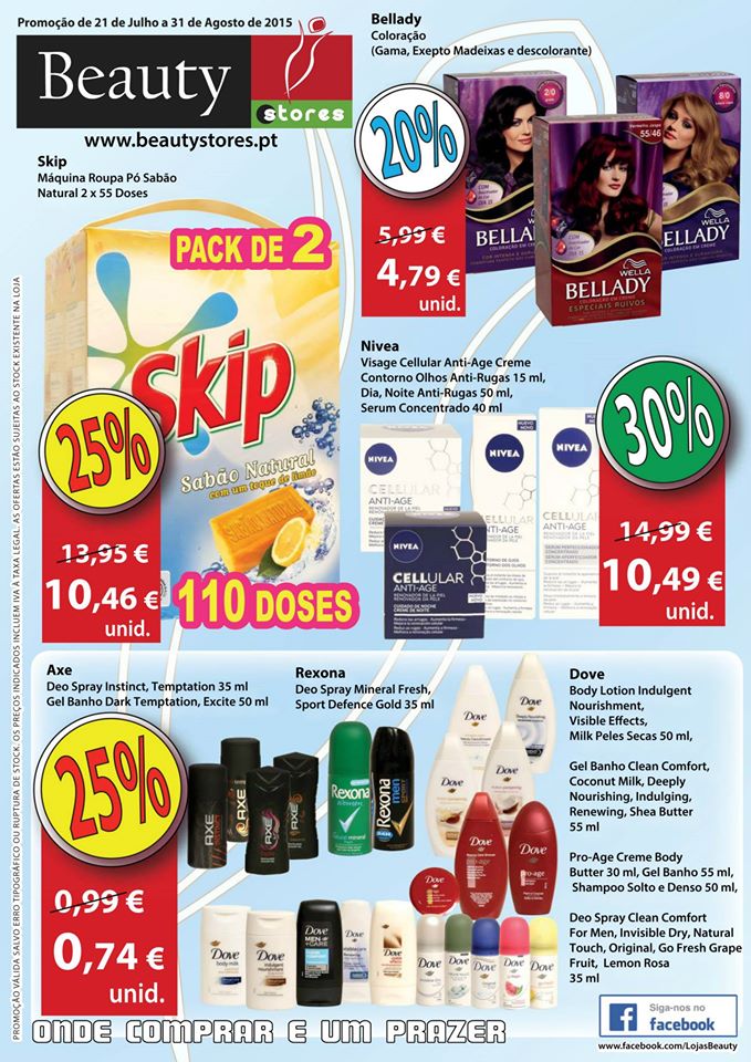 Novo folheto Beauty Stores  