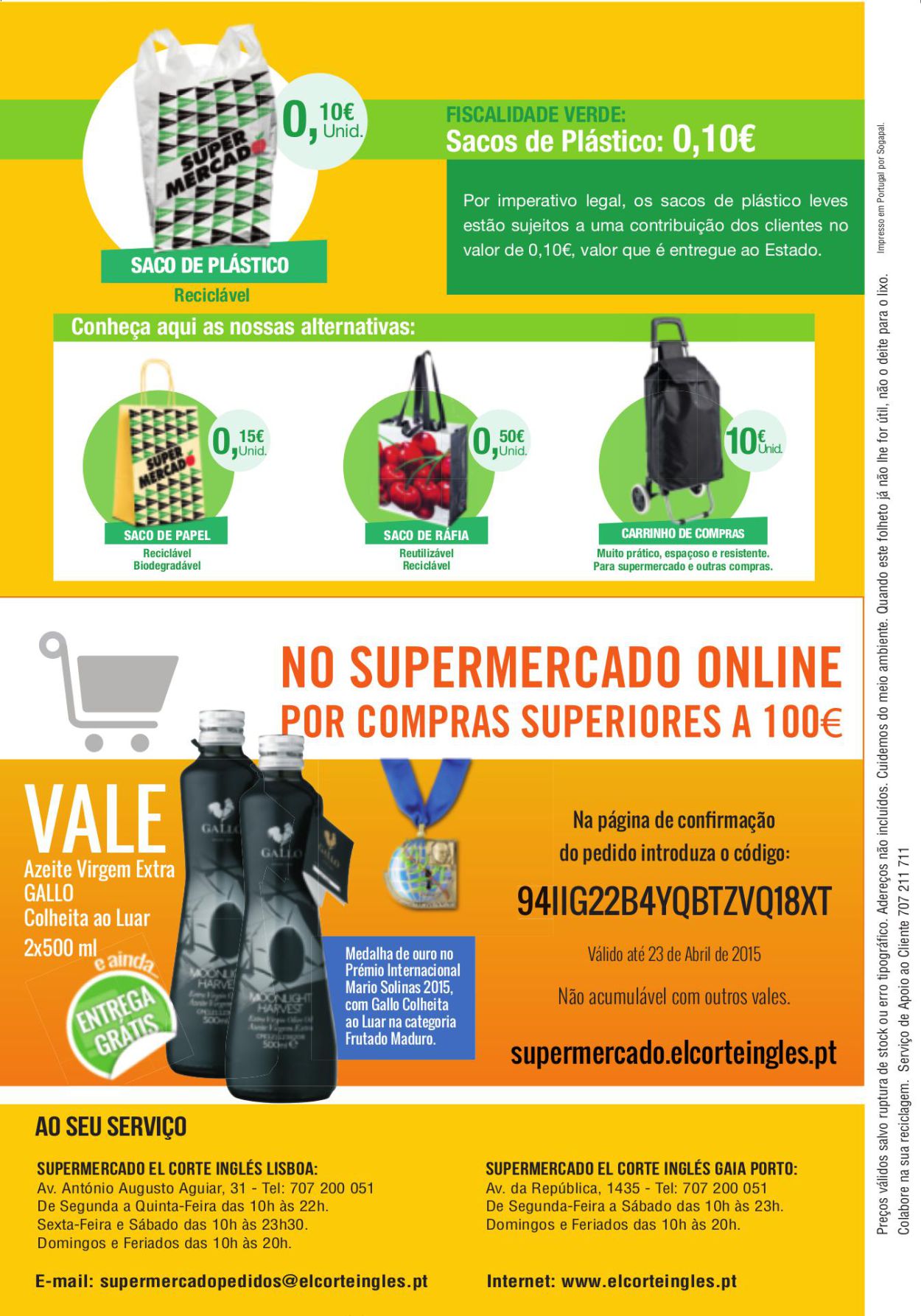 Novo folheto El Corte Ingles 