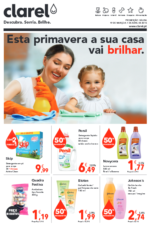 Antevisão folheto Clarel 