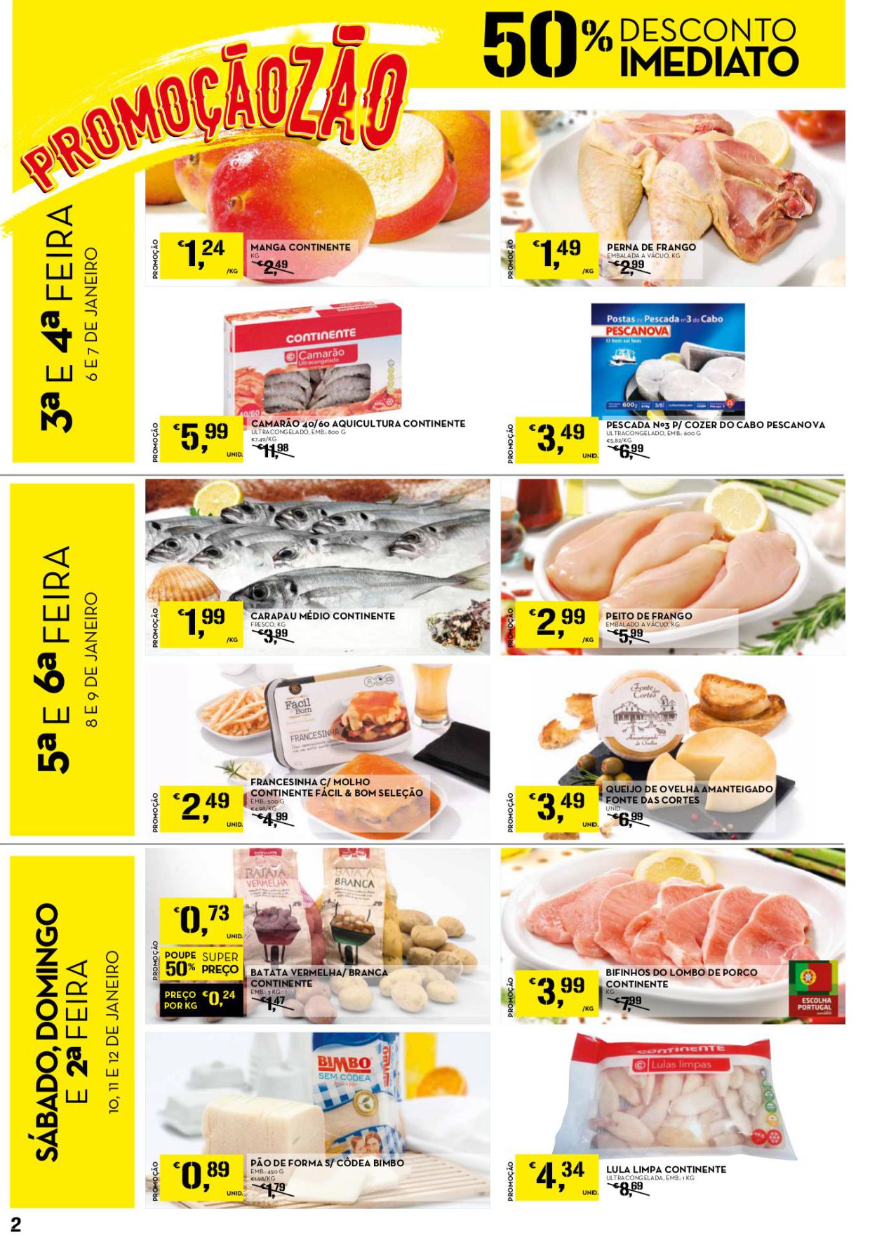 Novo folheto Continente  