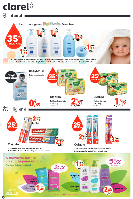 Antevisão folheto Clarel  