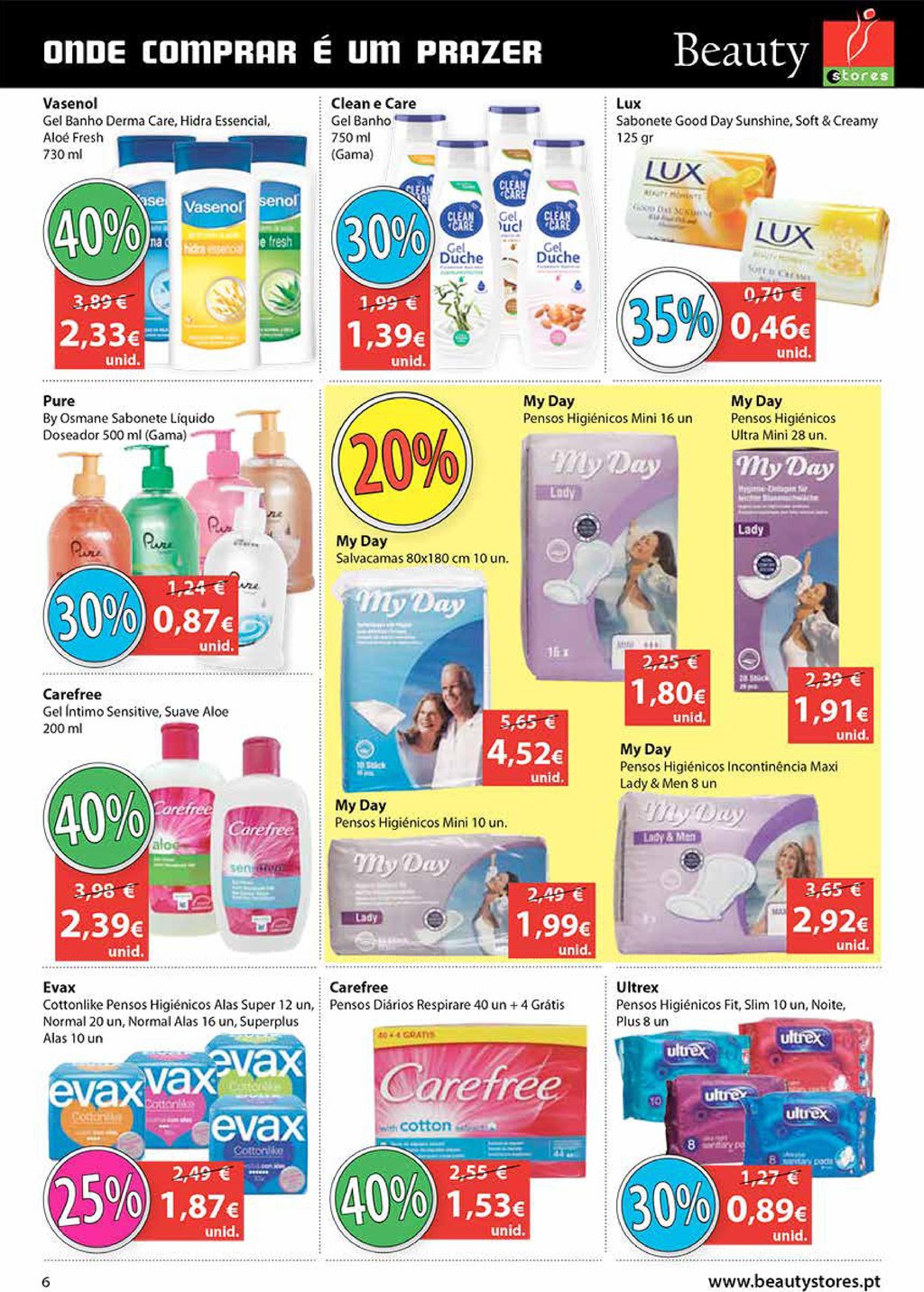 Novo folheto Beauty Stores 
