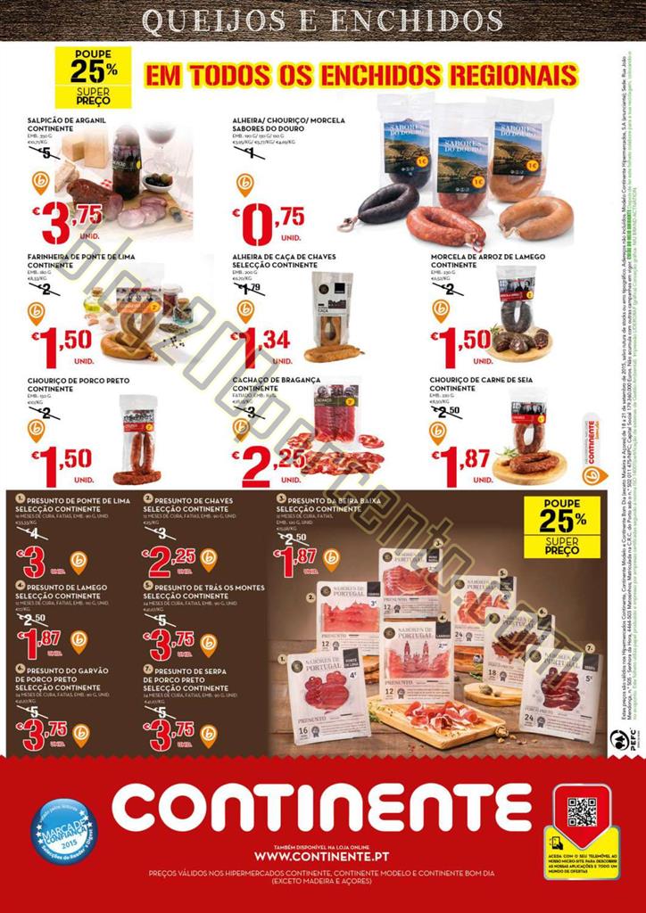 Antevisão folheto Continente especial fim de semana