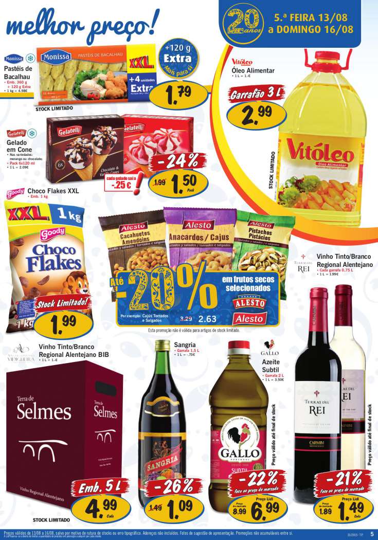 Antevisão folheto LIDL 13a19ag