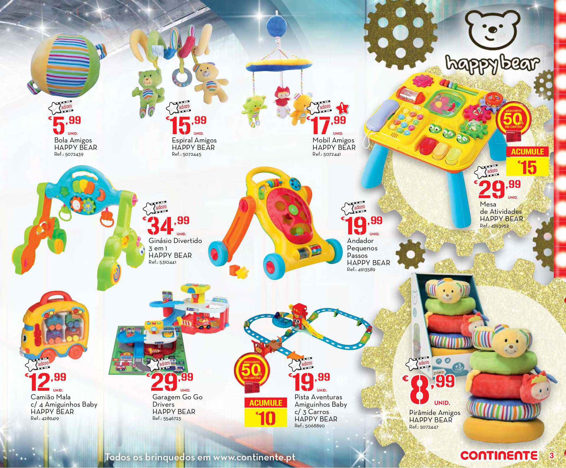 Antevisão folheto Continente especial brinquedos ilha da Madeira