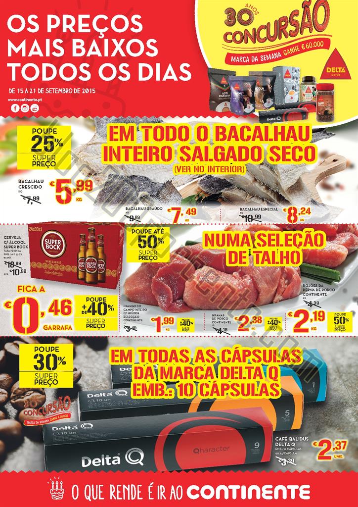 Antevisão folheto Continente 