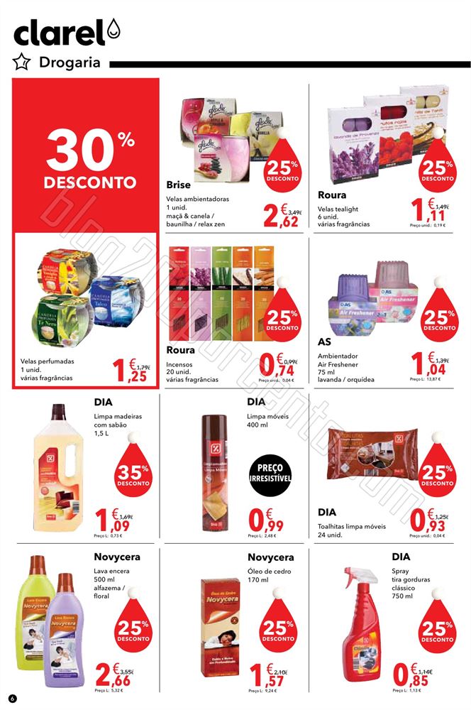 Antevisão folheto Clarel 